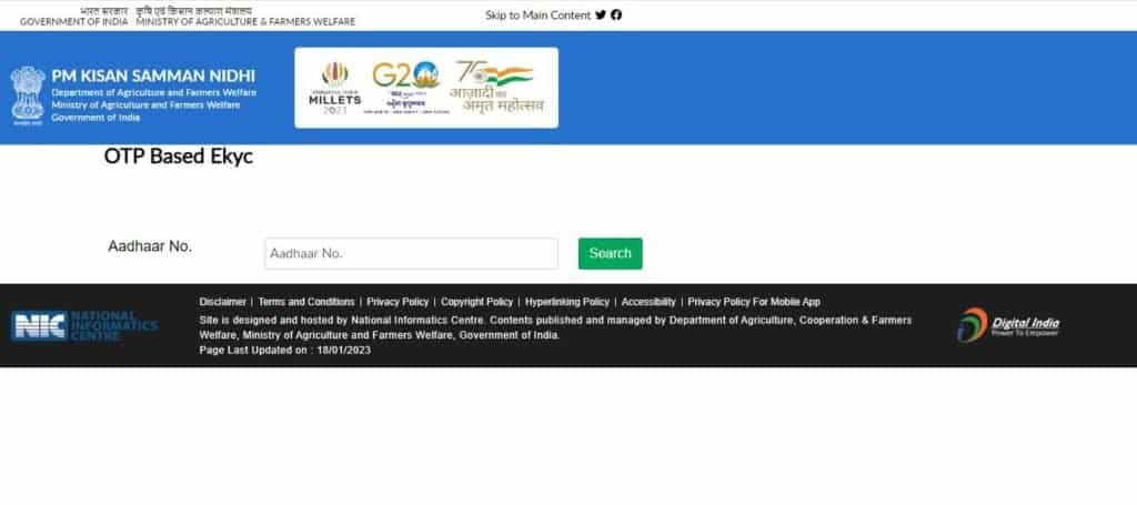 OTP Based e- KYC