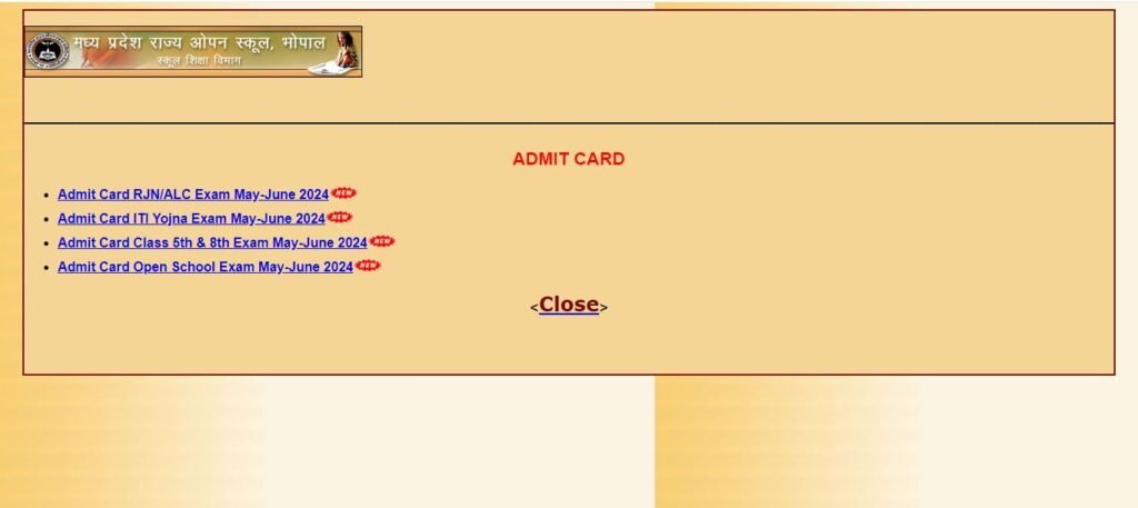 Click For Admit Card