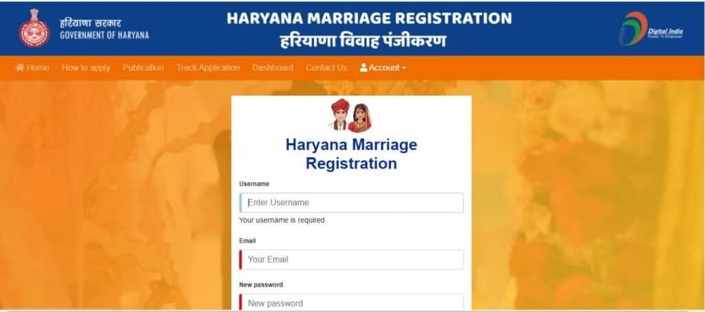 Click Register Option