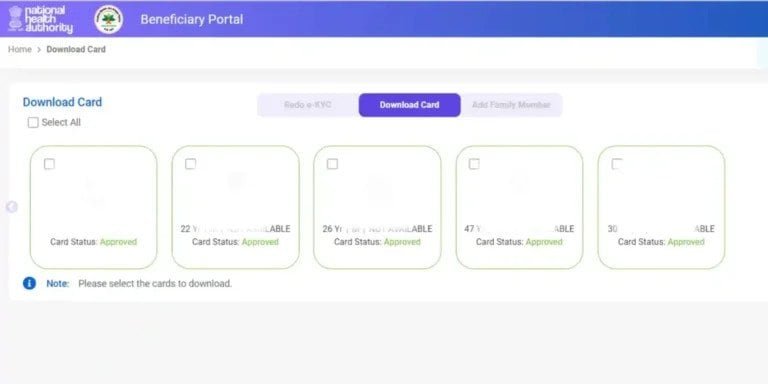 Download Ayushman Card