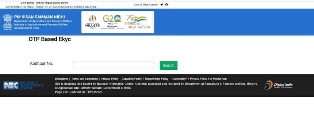 Pmkisan gov in eKYC