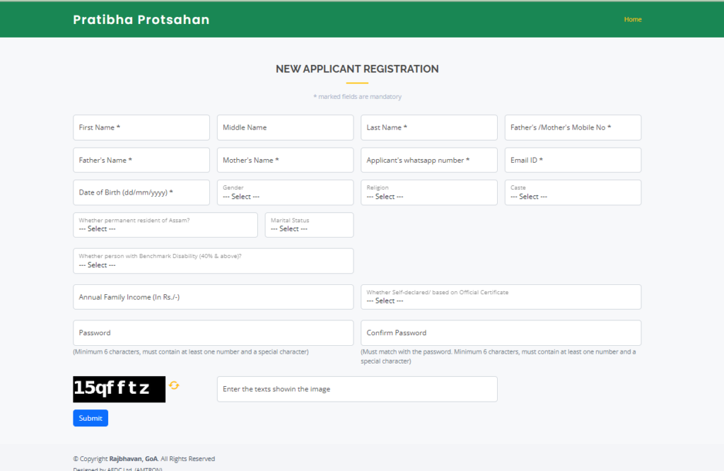 Registration Form