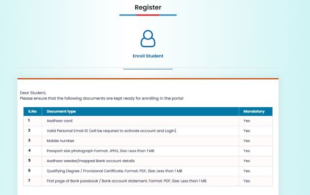 Student Registration