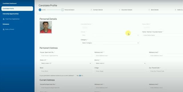 PM Internship Yojana Bihar form