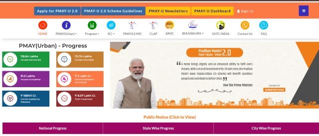 पीएमएवाई 2.0 शहरी लाभार्थी सूची वेबसाइट