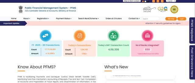 PM Awas Yojana Payment website
