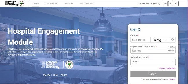 PMJAY website
