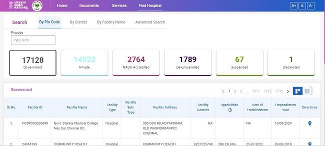 Search Hospital