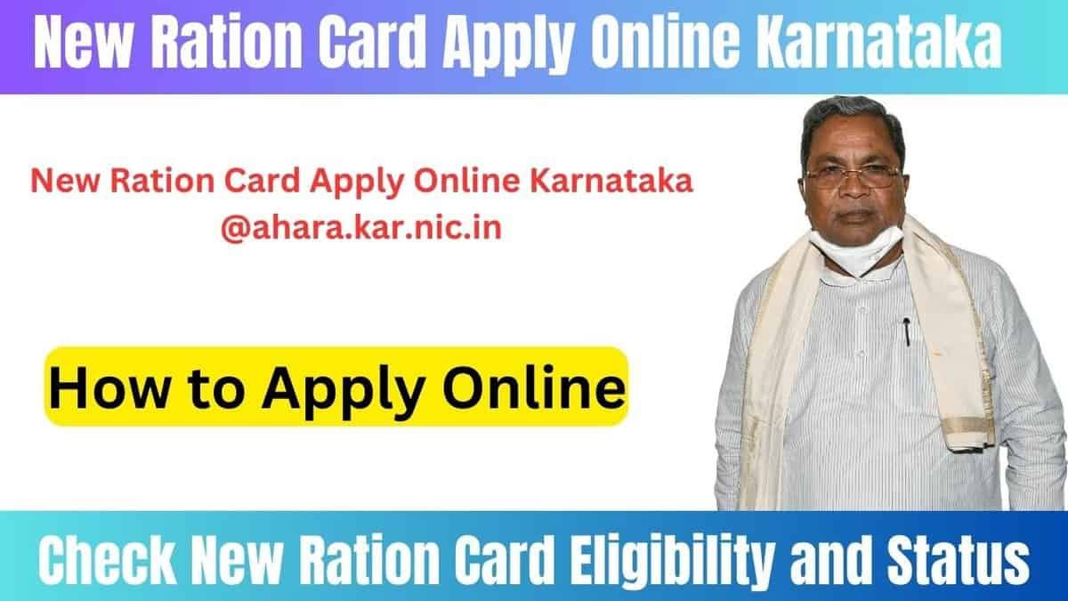 New Ration Card Apply Online Karnataka
