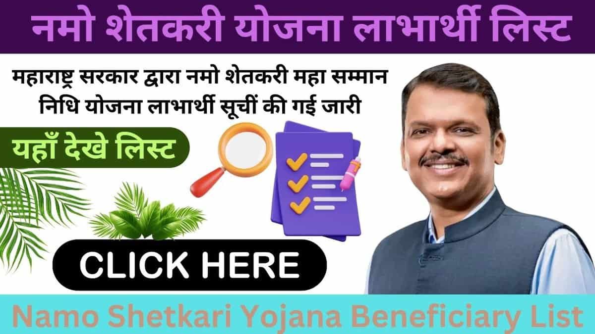 Namo Shetkari Yojana Beneficiary List