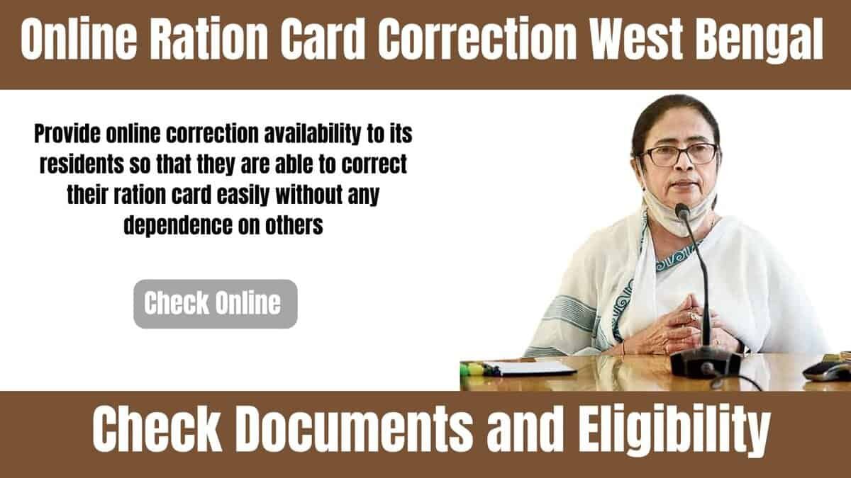 Ration Card Correction West Bengal