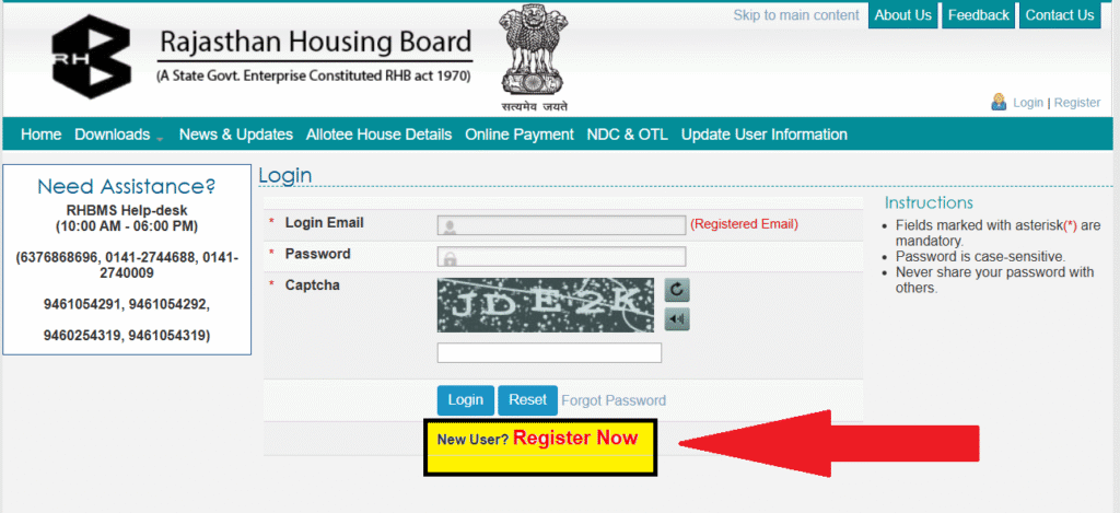 New Registration