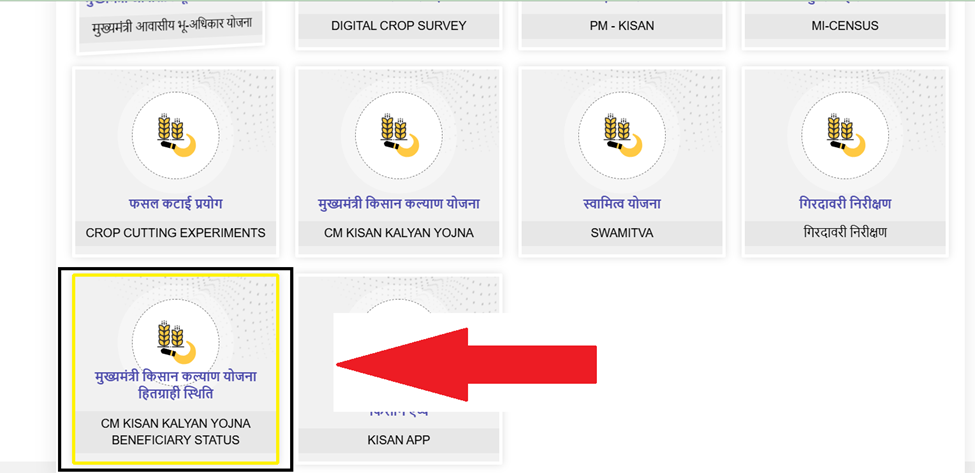 मुख्यमंत्री किसान कल्याण योजना हितग्राही स्थिति