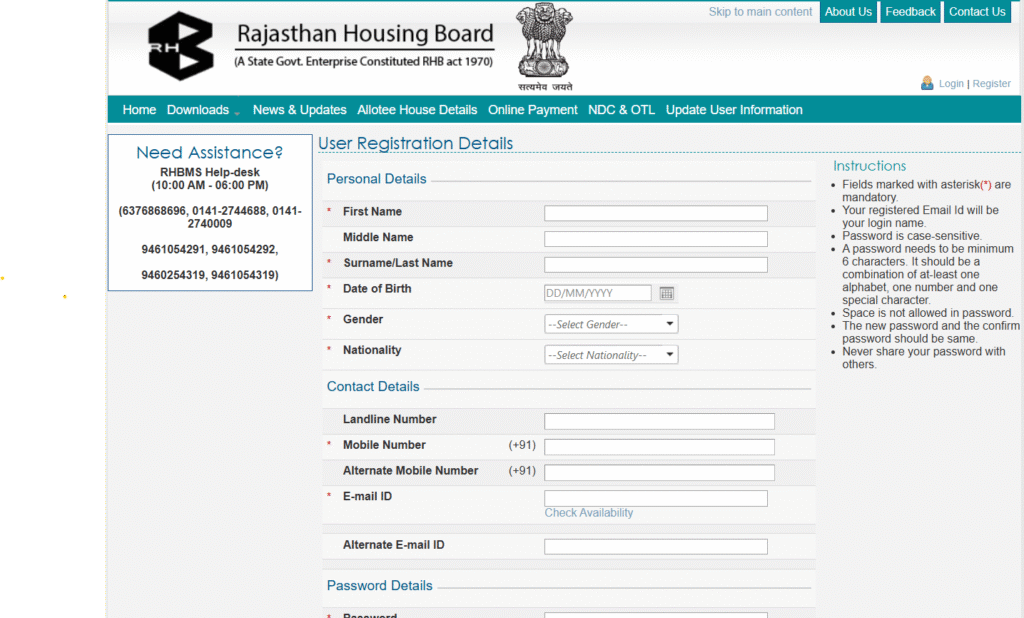 Registration Form