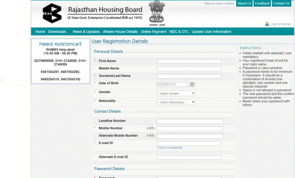 Registration Form